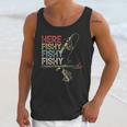 Here Fishy Fishy Fishy Fishing Gift Unisex Tank Top Gifts for Her