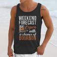 Weekend Forecast Cigars With Chance Bourbon Unisex Tank Top Gifts for Her