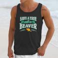 Funny Inappropriate Save A Tree Eat A Beaver Cunnilingus Unisex Tank Top Gifts for Her