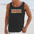 Geraldine Gift Name Personalized Retro Vintage 80S Unisex Tank Top Gifts for Her