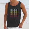 Gilda Retro Wordmark Pattern Vintage Style Unisex Tank Top Gifts for Her