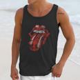 Girls Rolling Stones Distressed Tongue Unisex Tank Top Gifts for Her