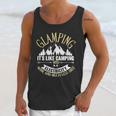 Glamping Its Like Camping With Electricity Unisex Tank Top Gifts for Her