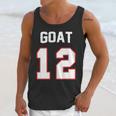 The Goat 12 Jersey 5 Time Champ New England Football Unisex Tank Top Gifts for Her