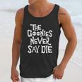 The Goonies Never Say Die Skull Unisex Tank Top Gifts for Her