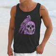 Goth Pastel Skull Crow Bird Skeleton Head Raven Gothic Lover Unisex Tank Top Gifts for Her