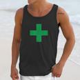 Green Medical Marijuana Cross Symbol Medicine Unisex Tank Top Gifts for Her