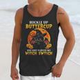 Halloween Cat Buckle Up Buttercup You Just Flipped Unisex Tank Top Gifts for Her