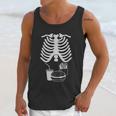 Halloween Rib Cage Skeleton Junk Food Belly Xray Unisex Tank Top Gifts for Her