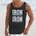 Iron Sharpens Iron Proveb Unisex Tank Top Gifts for Her