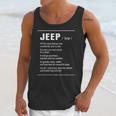 Jeep Noun Unisex Tank Top Gifts for Her