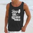 Jersey Girl In A North Carolina World Tshirt Unisex Tank Top Gifts for Her