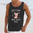 Just A Girl Who Loves Pigs Funny Piggy Lovers Gift For Girls Graphic Design Printed Casual Daily Basic Unisex Tank Top Gifts for Her