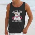 Just A Girl Who Loves Pit Bulls Dog Lover Unisex Tank Top Gifts for Her