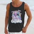 Kawaii Pastel Goth Cute Creepy Sugar Skull Unicorn Unisex Tank Top Gifts for Her