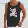 Kawaii Pastel Goth Witchy Bear And Skull Cute Creepy Bear Unisex Tank Top Gifts for Her