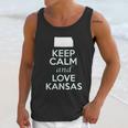 Keep Calm And Love Kansas State Unisex Tank Top Gifts for Her