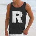 Letter R Alphabet Capital Initial Spell Word Unisex Tank Top Gifts for Her