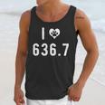 I Love 6367 Dogs Funny Dewey Decimal Unisex Tank Top Gifts for Her