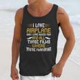 I Love Airplane And I Love Naked Unisex Tank Top Gifts for Her