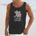 I Love Baby Elephants Funny Cute Chibi Elephant Gift Unisex Tank Top Gifts for Her