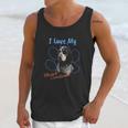 I Love My Bluetick Coonhound Dog Lover Paw Print Unisex Tank Top Gifts for Her