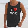 I Love Heart Molly Family Name Unisex Tank Top Gifts for Her