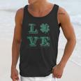 Love Lucky Clover Saint Patricks Day Cute Irish St Patty Shamrock Unisex Tank Top Gifts for Her