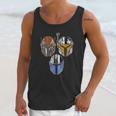 The Mandalorian Helmets Unisex Tank Top Gifts for Her