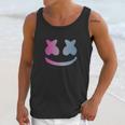 Marshmello Face Blue Violet Design Unisex Tank Top Gifts for Her