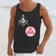 Mens Mason Royal Arch Split Masonic York Rite Black Unisex Tank Top Gifts for Her