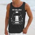 Mustang Shelby Gt500 Super Snake 2013 2014 White Stipe Unisex Tank Top Gifts for Her