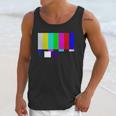 No Signal Television Screen Color Bars Test Pattern Unisex Tank Top Gifts for Her