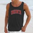 Oneonta Ny New York Varsity Style Red Text Unisex Tank Top Gifts for Her