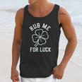 Panoware Irish St Patricks Day Rub Me For Luck Shamrock Unisex Tank Top Gifts for Her