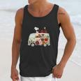 Peace And Love Are All We Need Volkswagen Bus Snoopy Shirts Unisex Tank Top Gifts for Her