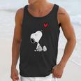 Peanuts Heart Sitting Snoopy Unisex Tank Top Gifts for Her