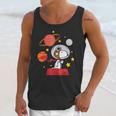 Peanuts Snoopy Space Pilot Mars Moon And Saturn Shirt Unisex Tank Top Gifts for Her