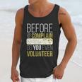 Pta Pto Fun Volunteer Before You Complain Do You Volunteer Great Gift Graphic Design Printed Casual Daily Basic Unisex Tank Top Gifts for Her