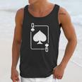 Queen Of Spades Playing Card Unisex Tank Top Gifts for Her