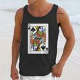 Queen Of Spades Playing Card Unisex Tank Top Gifts for Her