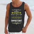 Reading Books Is Not A Matter Of Life And Death I Unisex Tank Top Gifts for Her