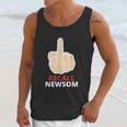 Recall Newsom Recall Gavin Newsom Middle Finger Unisex Tank Top Gifts for Her