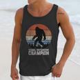 Retro Bigfoot Bigfoot Social Distancing Champ Unisex Tank Top Gifts for Her