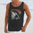 Retro Killer Whale Vintage Unisex Tank Top Gifts for Her