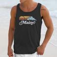 Retro Vibe Maine Vintage Mountains And Sun Unisex Tank Top Gifts for Her