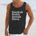 Sandra Ruth Sonia Elena Unisex Tank Top Gifts for Her