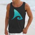 Shark Fin Ocean Wave Unisex Tank Top Gifts for Her