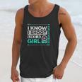 I Shoot Like A Girl Funny Bow Shooting Unisex Tank Top Gifts for Her