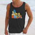 The Simpsons Homer Marge Maggie Bart Lisa Simpson Couch Unisex Tank Top Gifts for Her